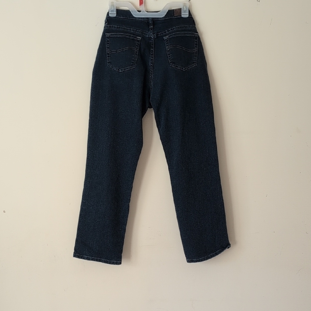 Lee Women's Straight Leg Jeans - Dark Blue - Picture 5 of 5
